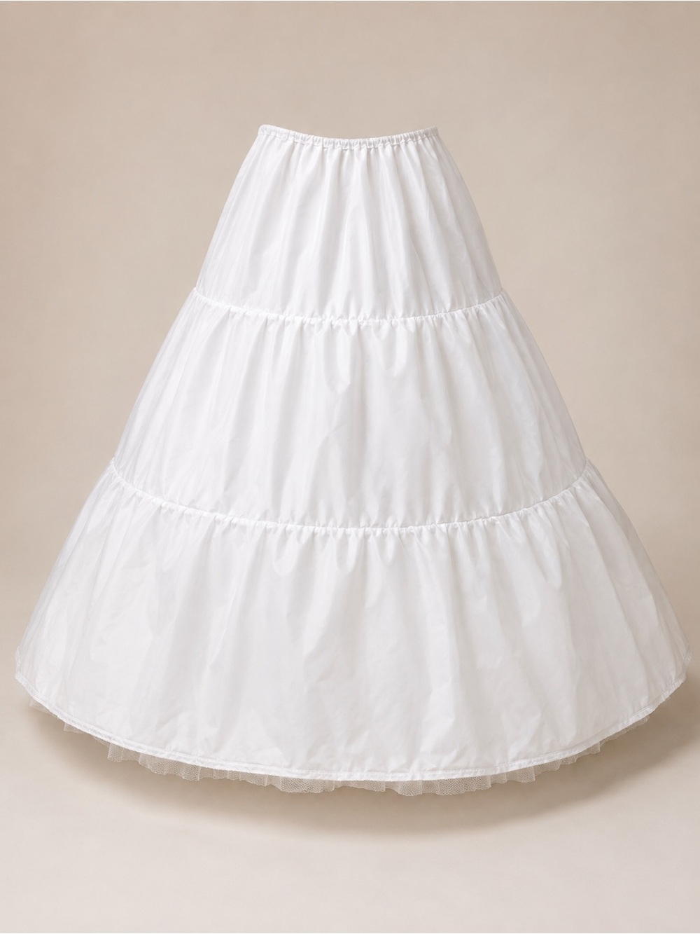 White Bridal Crinoline Petticoat – Full Wedding Dress Underskirt